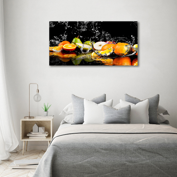 Bild auf leinwand Obst und Wasser