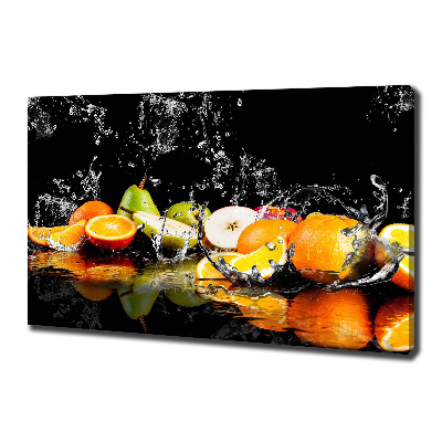 Bild auf leinwand Obst und Wasser