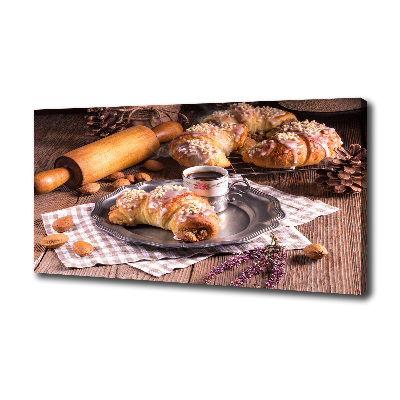 Wandbild Croissants