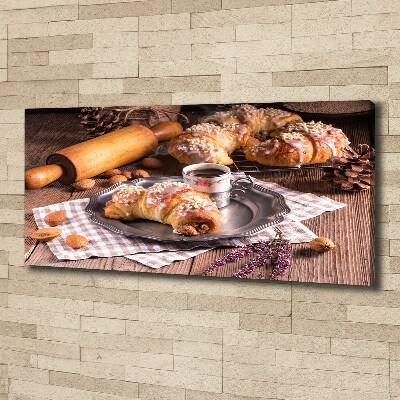 Wandbild Croissants
