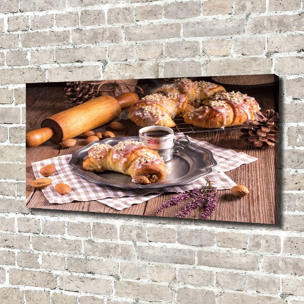 Wandbild Croissants