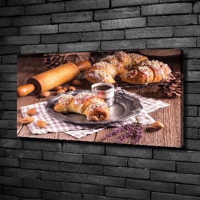Wandbild Croissants
