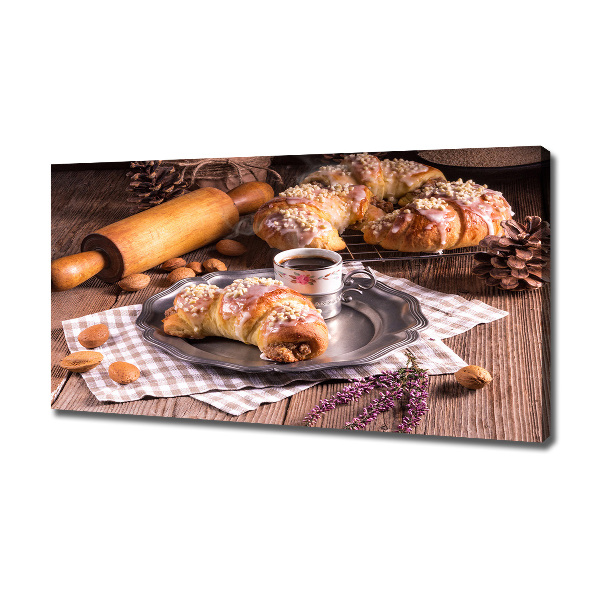 Wandbild Croissants