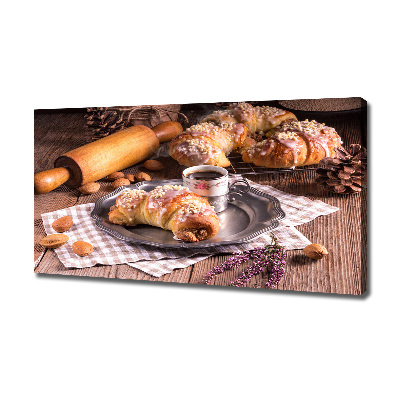 Wandbild Croissants