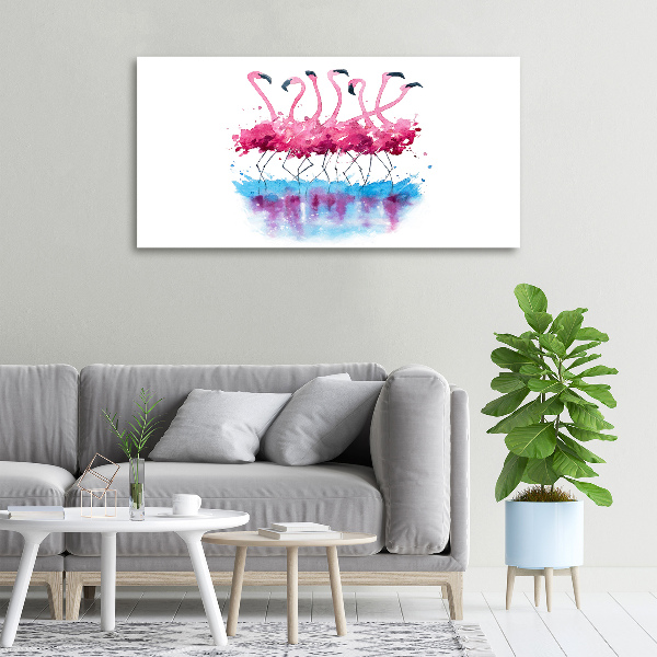Wandbild Flamingos
