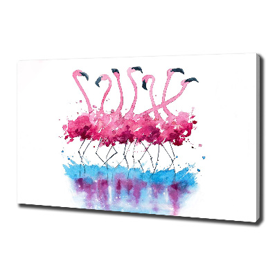 Wandbild Flamingos