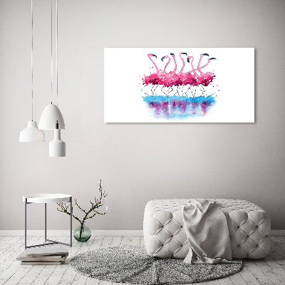 Wandbild Flamingos