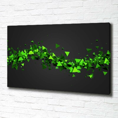 Wandbild Geometrische Welle