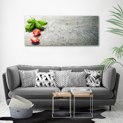 Fotobild Tomaten und Basilikum