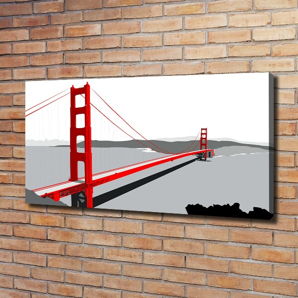 Wandbild San Francisco Brücke