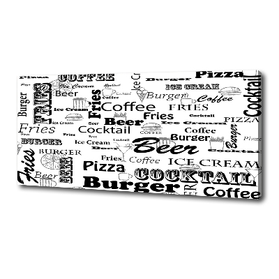 Wandbild Speisekarte