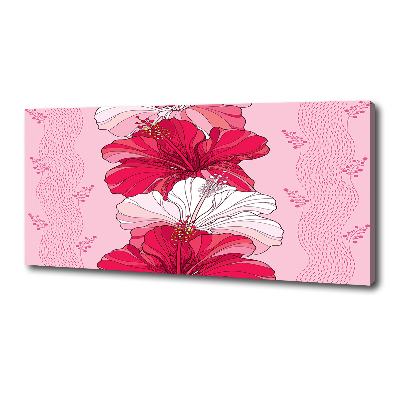 Wandbild Hawaiianische Blumen
