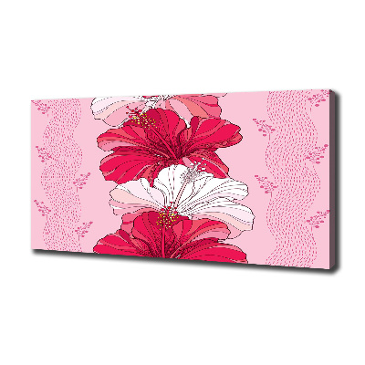 Wandbild Hawaiianische Blumen