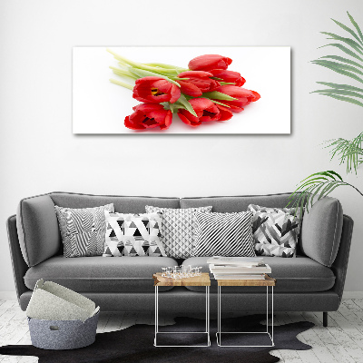 Wandbild Rote Tulpen