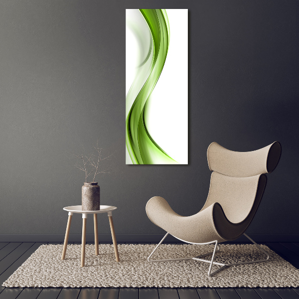 Wandbild vertikales Abstrakte Welle