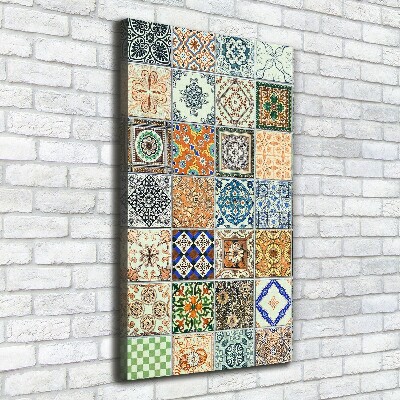 Foto leinwand vertikales Keramikfliesen