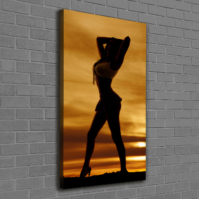 Foto auf leinwand vertikales Kurzer Rock