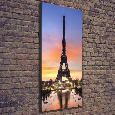 Foto leinwand vertikales Eiffelturm Paris