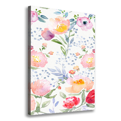 Foto auf leinwand vertikales Mohnblumen