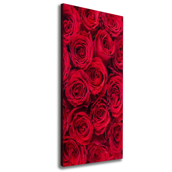 Wandbild vertikales Rote Rose