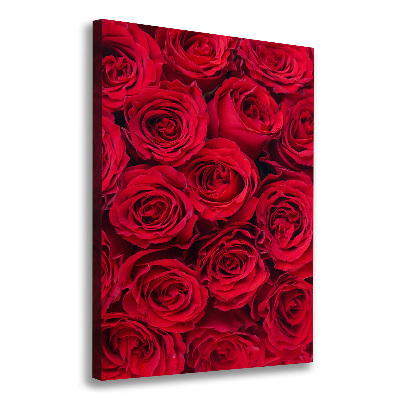 Wandbild vertikales Rote Rose