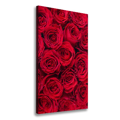 Wandbild vertikales Rote Rose