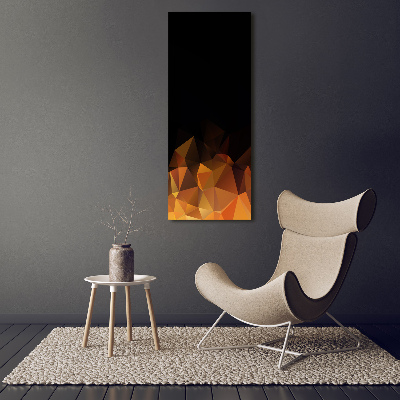 Foto leinwand vertikales Abstrakte Dreiecke