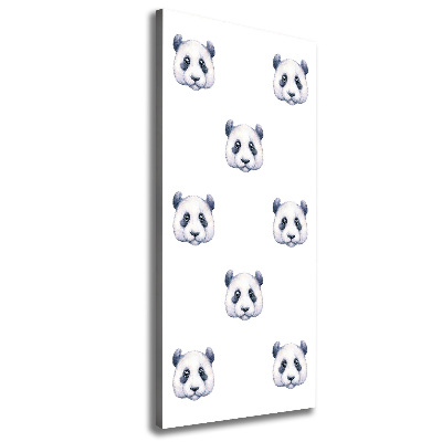Foto auf leinwand vertikales Pandas