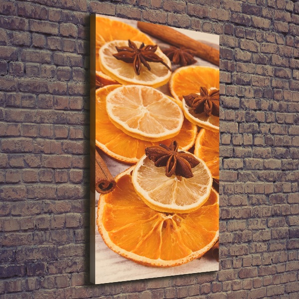 Foto auf leinwand vertikales Der Duft von Weihnachten