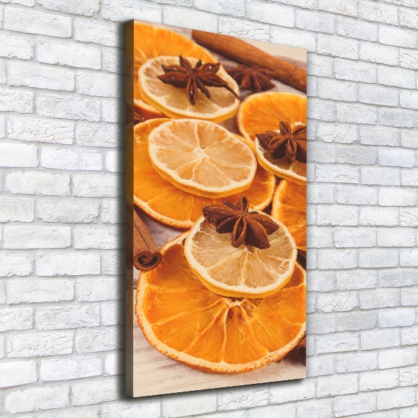 Foto auf leinwand vertikales Der Duft von Weihnachten