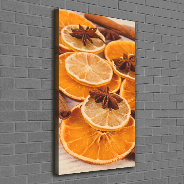 Foto auf leinwand vertikales Der Duft von Weihnachten