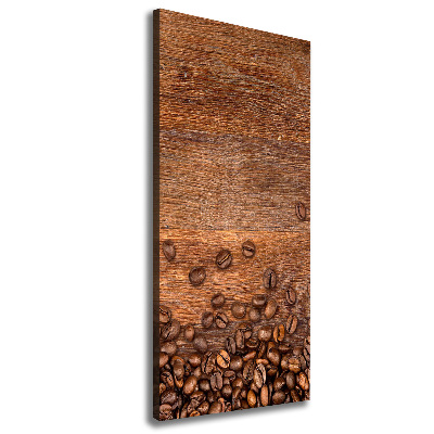 Wandbild vertikales Kaffeebohnen