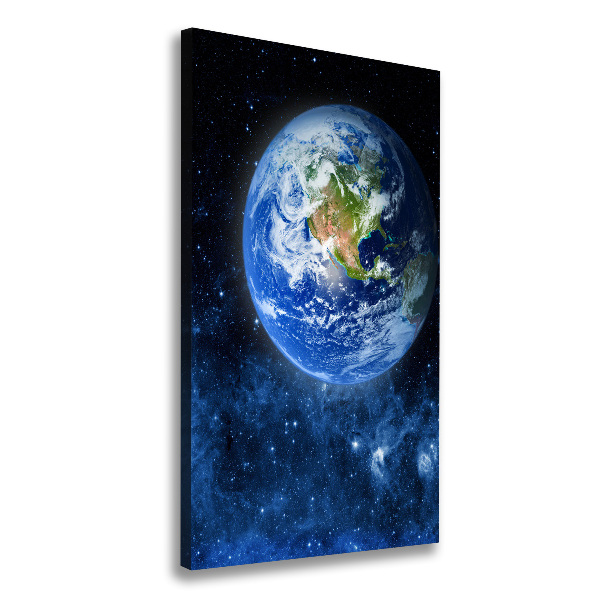 Wandbild vertikales Globus