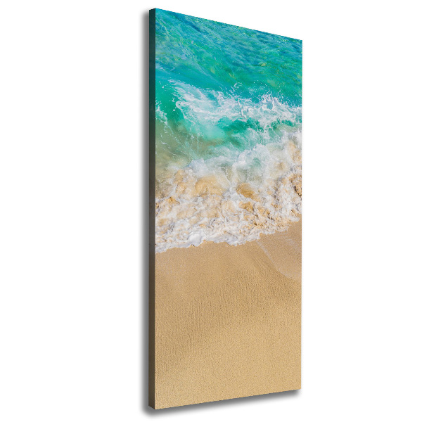 Wandbild vertikales Strand und Meer