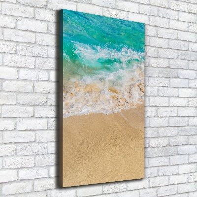 Wandbild vertikales Strand und Meer