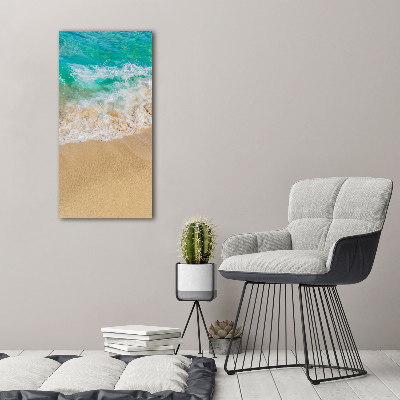Wandbild vertikales Strand und Meer
