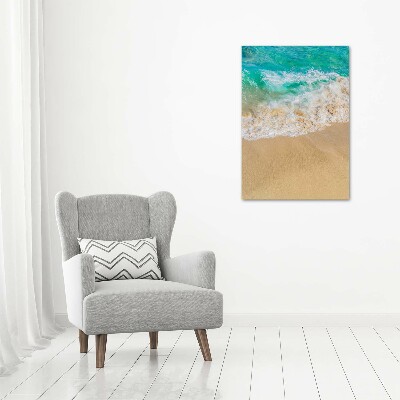 Wandbild vertikales Strand und Meer