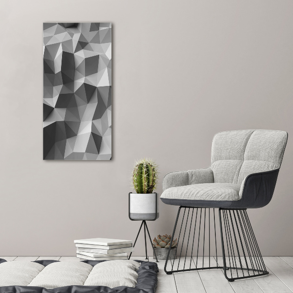 Wandbild vertikales Abstrakte Dreiecke