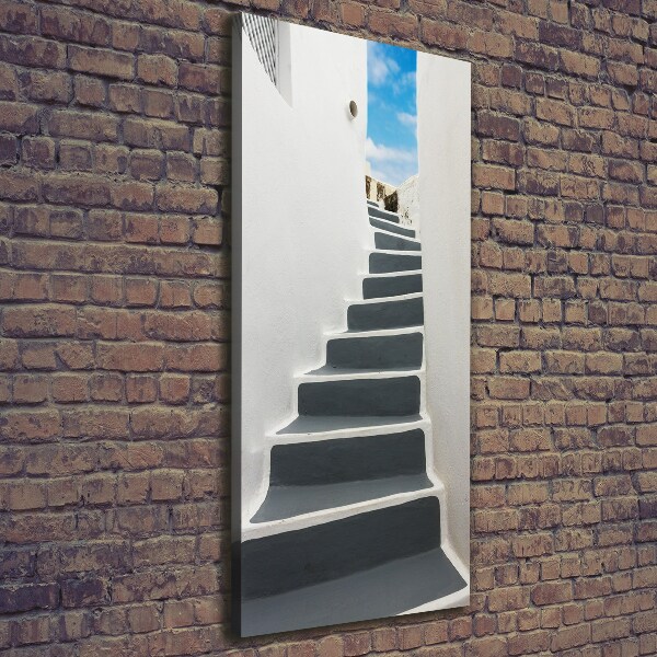 Foto leinwand vertikales Santorini, Griechenland