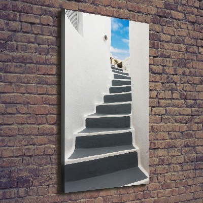 Foto leinwand vertikales Santorini, Griechenland