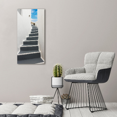 Foto leinwand vertikales Santorini, Griechenland