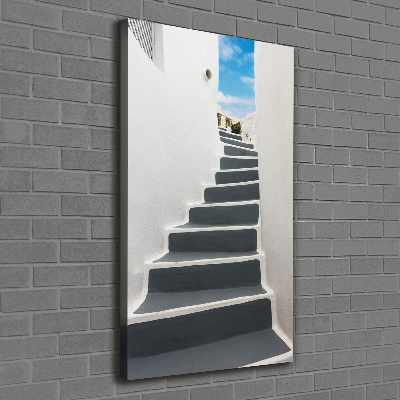 Foto leinwand vertikales Santorini, Griechenland