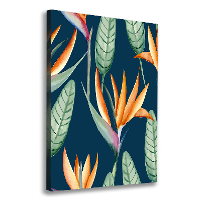 Foto leinwand vertikales Strelitzia reginae