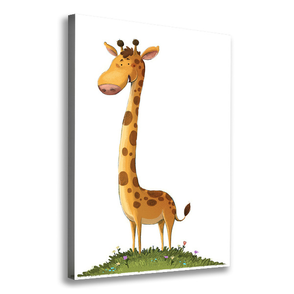 Wandbild vertikales Giraffe