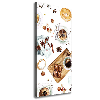 Foto auf leinwand vertikales Frühstück