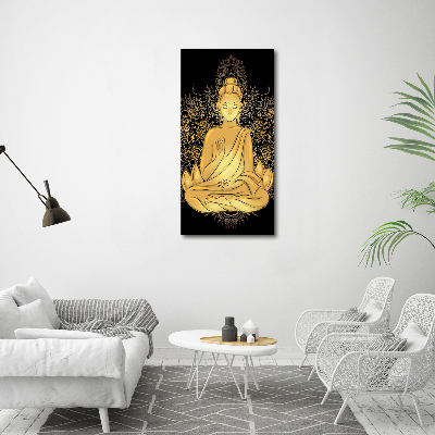 Foto auf leinwand vertikales Buddha und Mandala