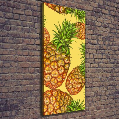 Wandbild vertikales Ananas