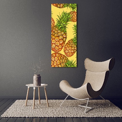 Wandbild vertikales Ananas
