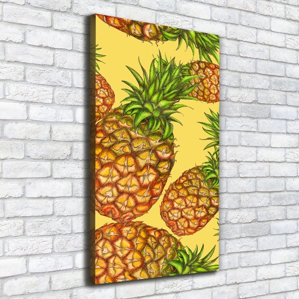 Wandbild vertikales Ananas