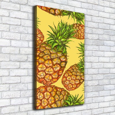 Wandbild vertikales Ananas